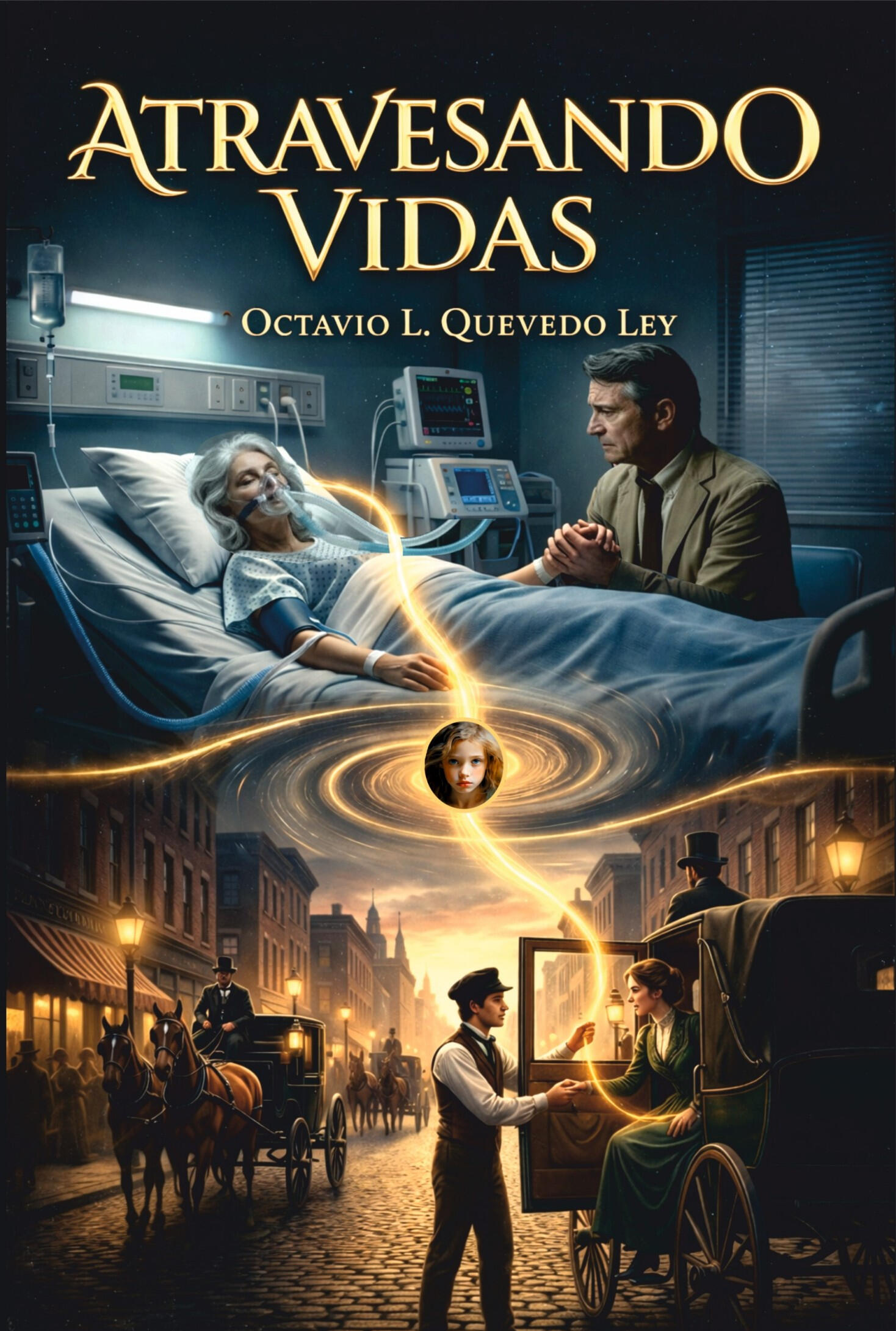 Atravesando Vidas — novela de Octavio L. Quevedo Ley Portada de la novela Atravesando Vidas de Octavio L. Quevedo Ley